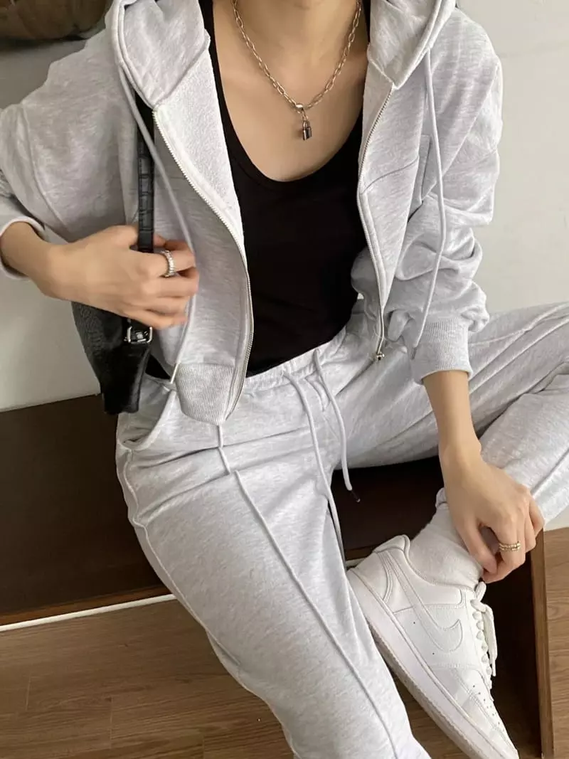 Level - Korean Women Fashion - #thelittlethings - Bibi Crop Hoody - 5
