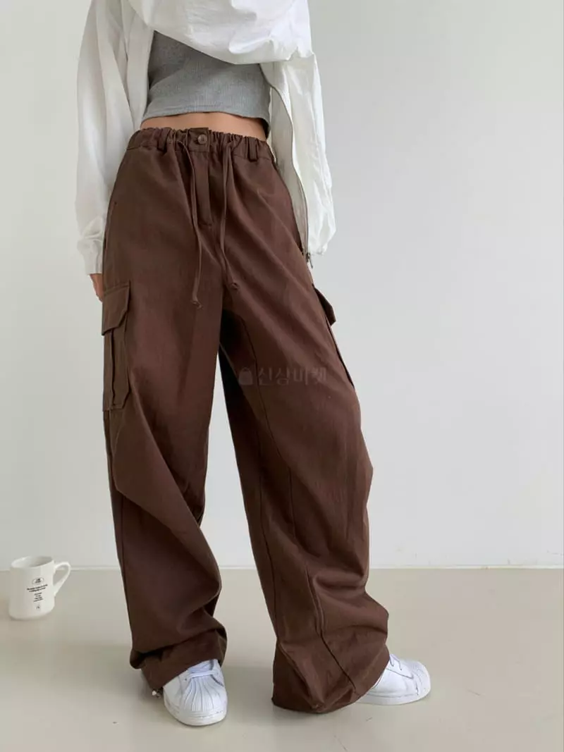 Level - Korean Women Fashion - #vintageinspired - Meet Cargo Pants - 2