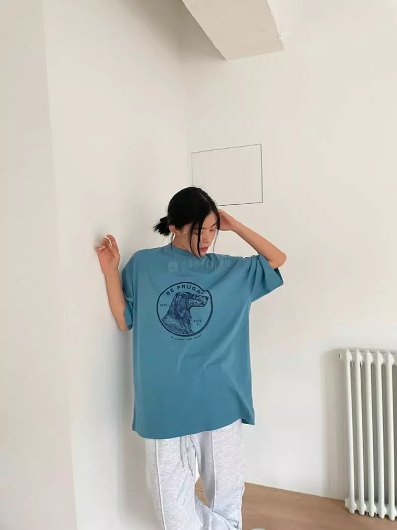 Level - Korean Women Fashion - #vintageinspired - Hound Tee - 8