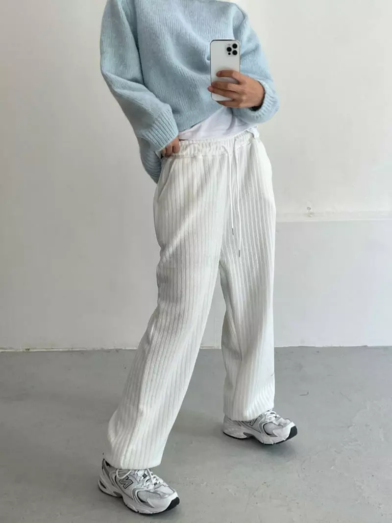 Level - Korean Women Fashion - #womensfashion - Knit Pants - 3