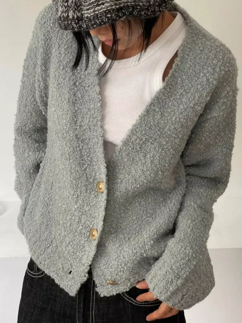 Level - Korean Women Fashion - #womensfashion - Bookle Cardigan - 11
