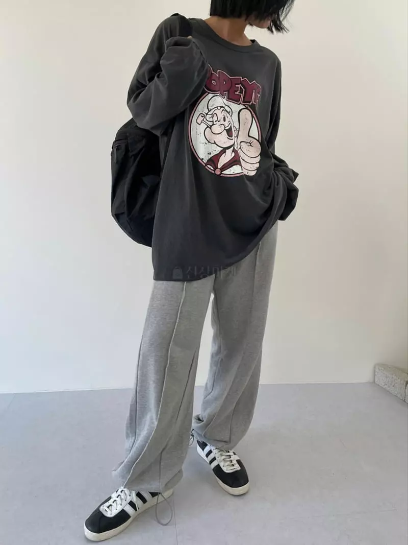 Level - Korean Women Fashion - #womensfashion - Popeye Tee - 6