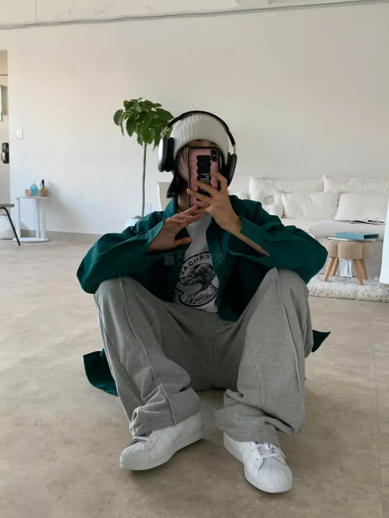 Level - Korean Women Fashion - #womensfashion - Thundar Slit Pants - 7