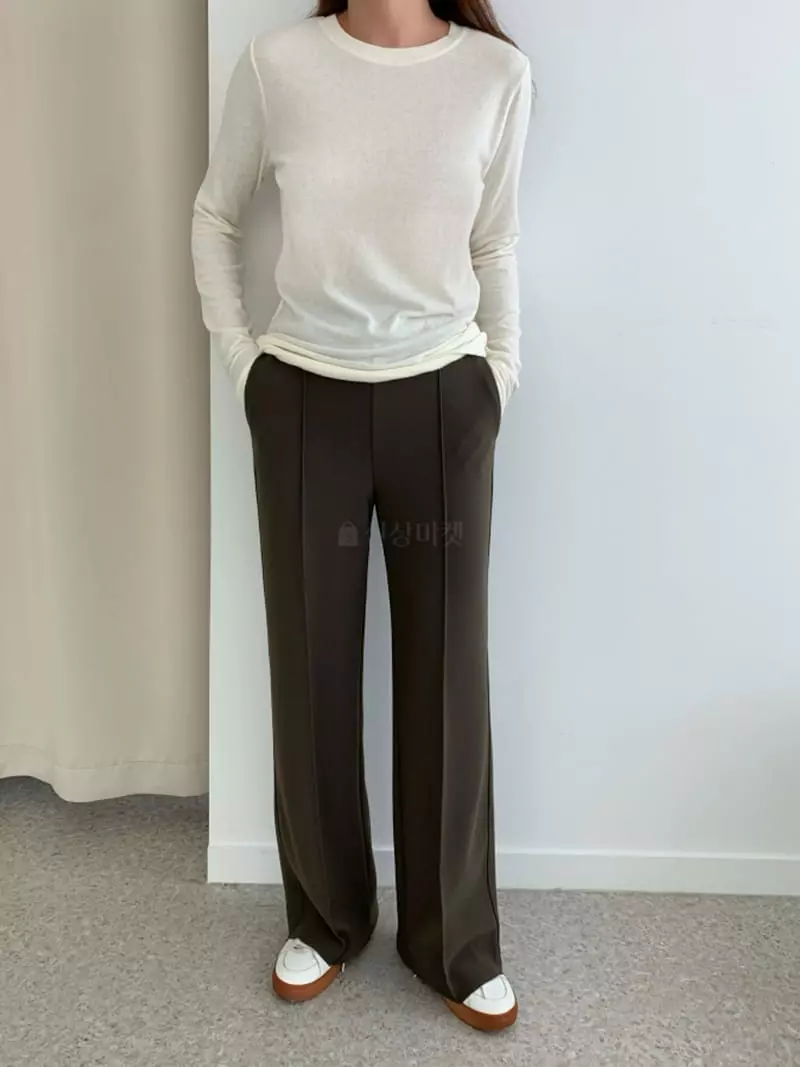 Level - Korean Women Fashion - #womensfashion - Angora Tee - 6