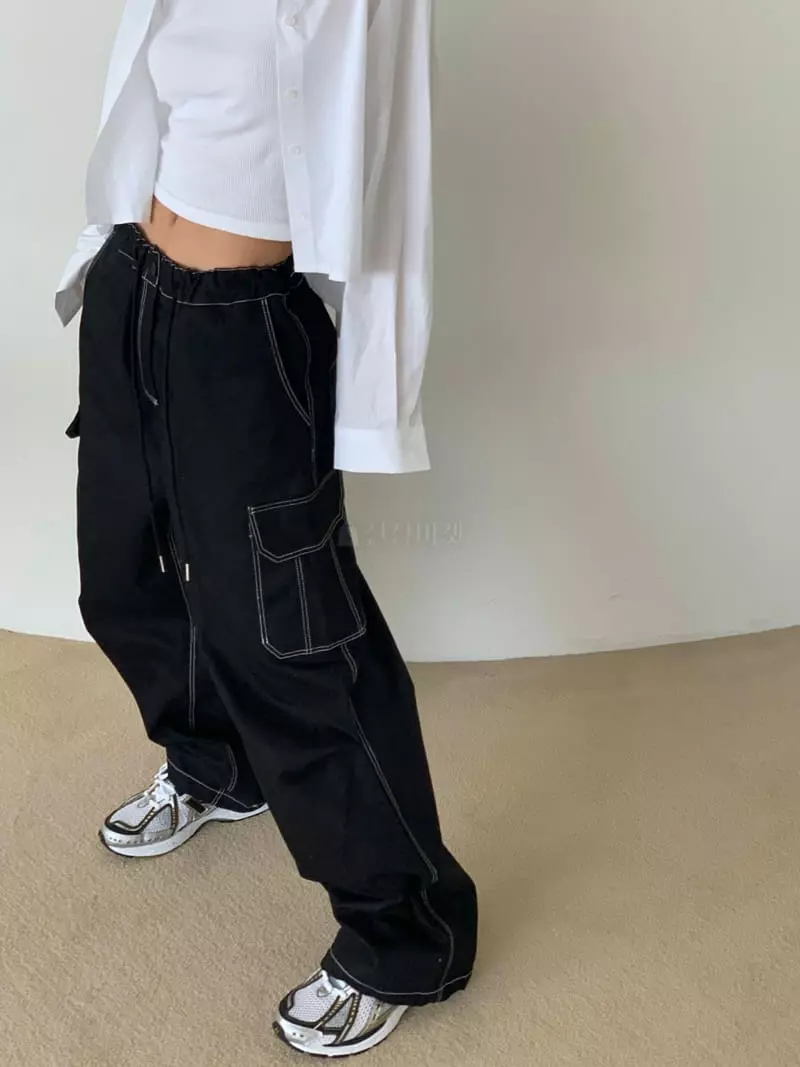 Level - Korean Women Fashion - #womensfashion - Wood Jeans - 2