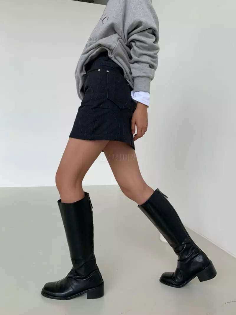 Level - Korean Women Fashion - #womensfashion - Wave Skirt - 3