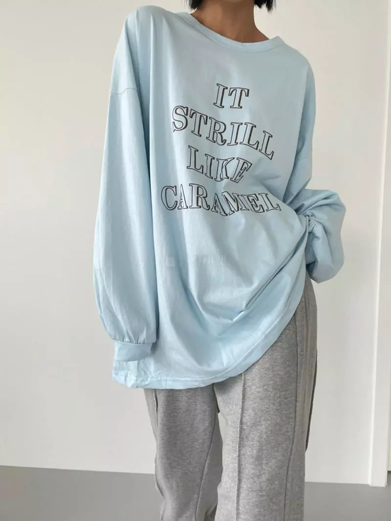 Level - Korean Women Fashion - #womensfashion - Caramel Silket Tee - 2