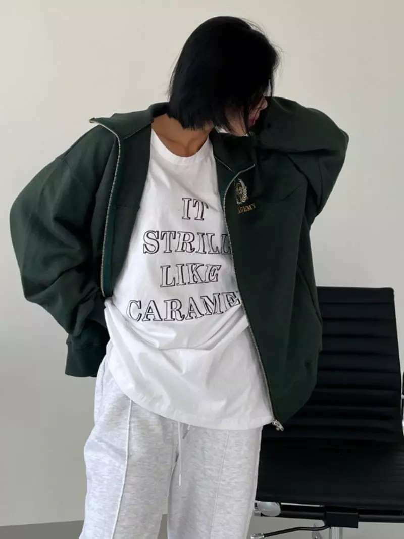 Level - Korean Women Fashion - #momslook - Caramel Silket Tee - 4