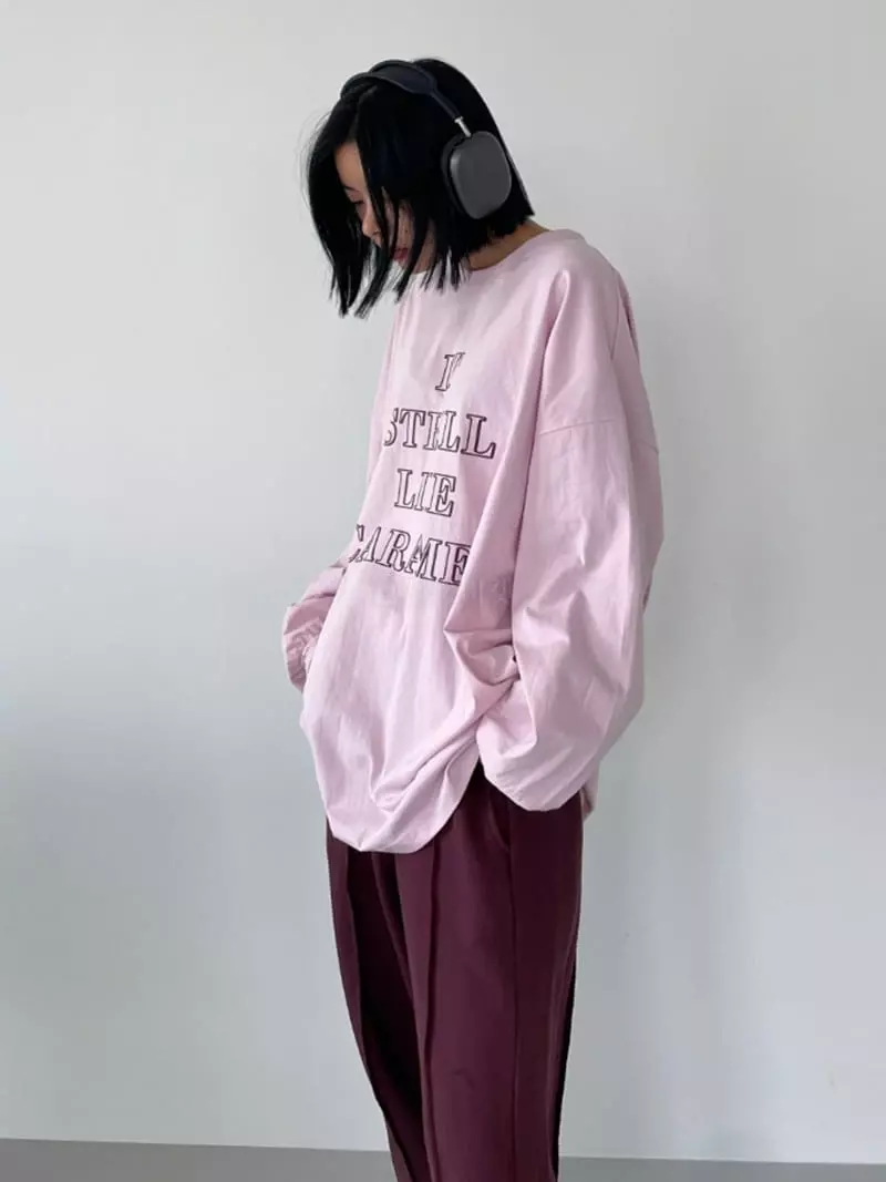 Level - Korean Women Fashion - #womensfashion - Caramel Silket Tee - 8