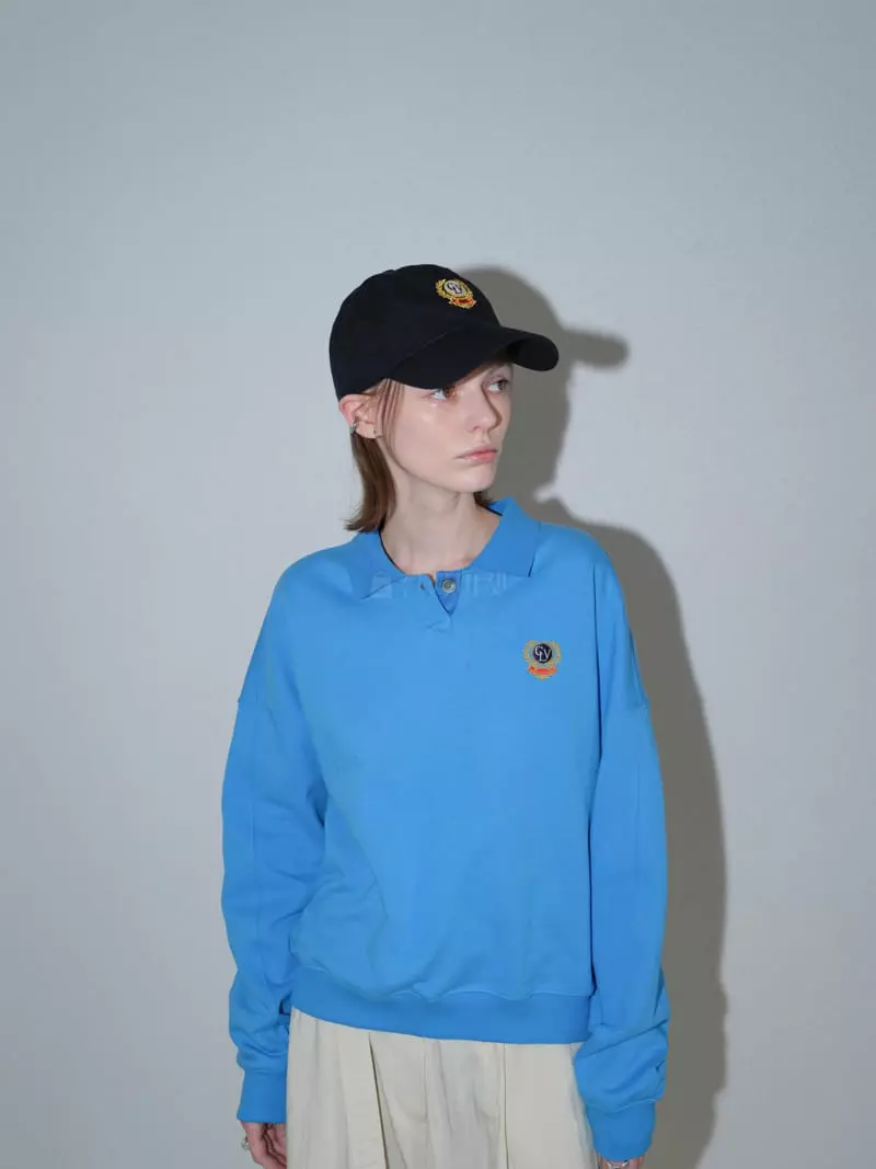 Libre-Cestlavie - Korean Women Fashion - #womensfashion - Crown Collar Sweatshirt - 4
