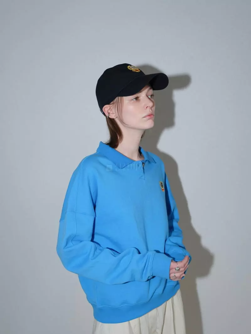 Libre-Cestlavie - Korean Women Fashion - #momslook - Crown Collar Sweatshirt - 8