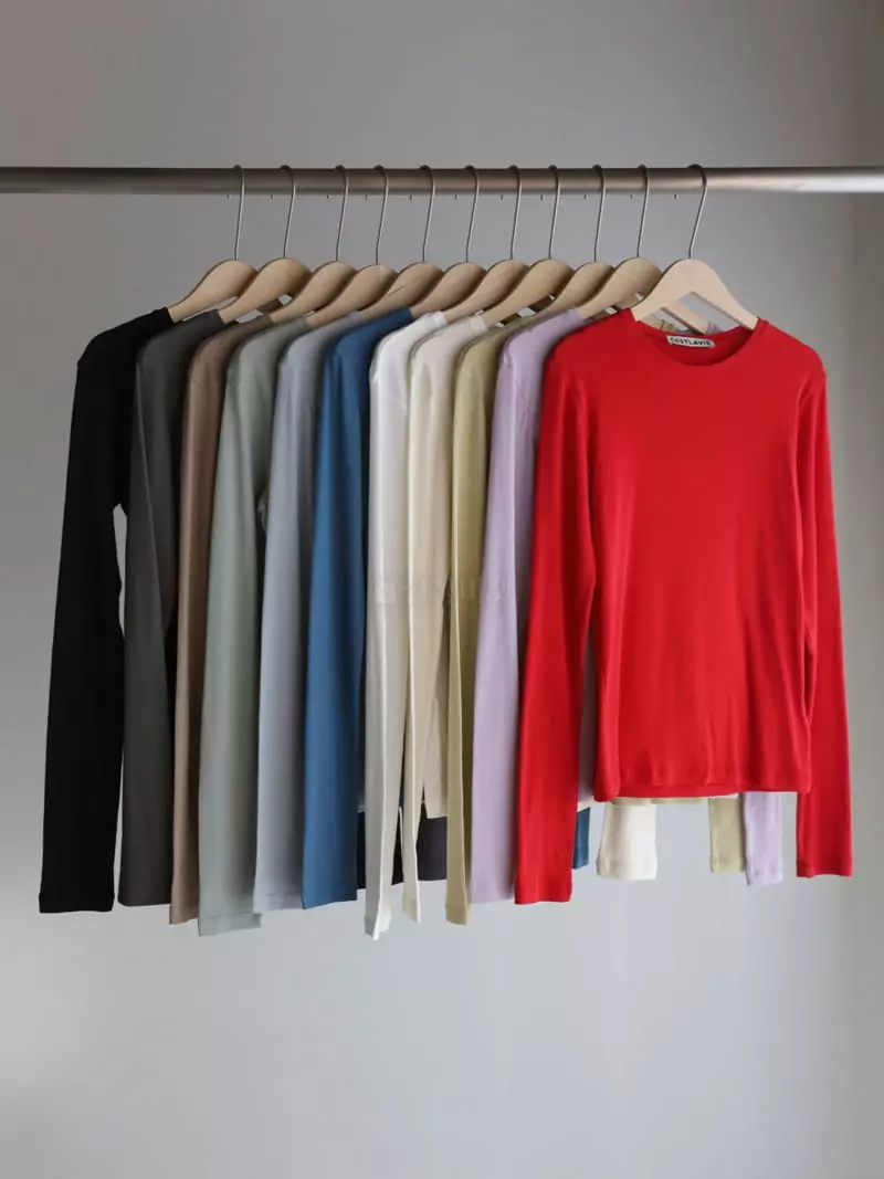 Libre-Cestlavie - Korean Women Fashion - #momslook - Egg Tee - 6