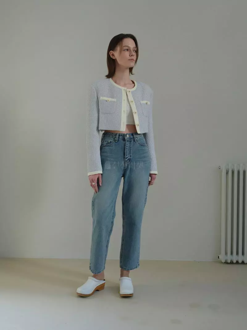 Libre-Cestlavie - Korean Women Fashion - #momslook - 708 Crop Jeans - 3