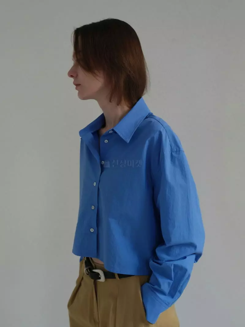 Libre-Cestlavie - Korean Women Fashion - #thatsdarling - Mat Crop Shirt - 7