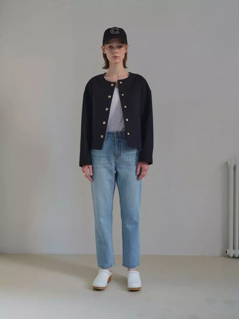 Libre-Cestlavie - Korean Women Fashion - #thatsdarling - 750 AMC Crop Jeans