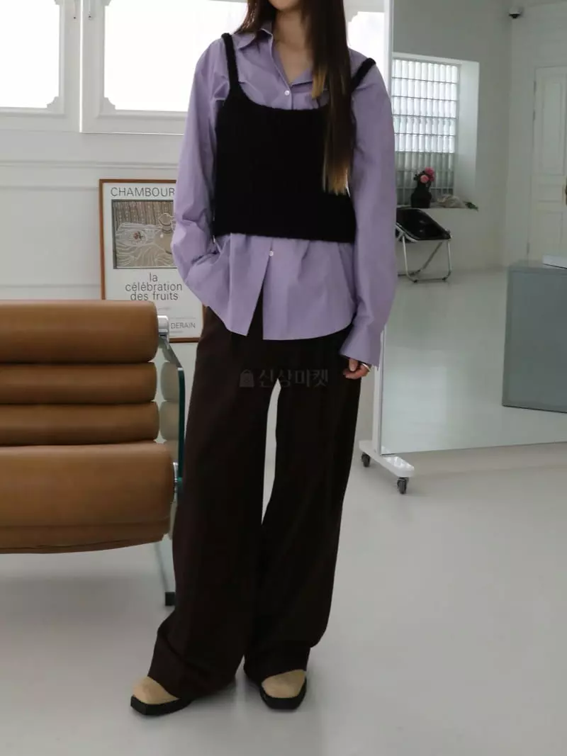 Libre-Cestlavie - Korean Women Fashion - #thatsdarling - Gru Shirt - 4
