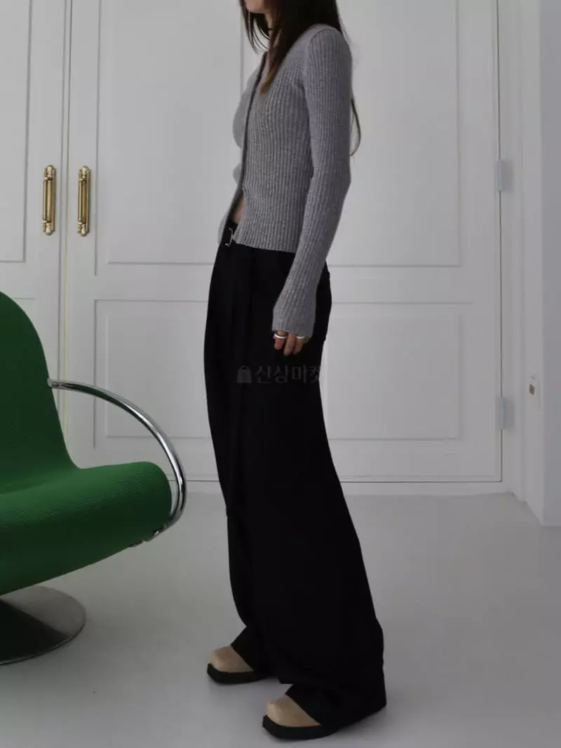 Libre-Cestlavie - Korean Women Fashion - #vintagekidsstyle - Beji Rib Cardigan - 5