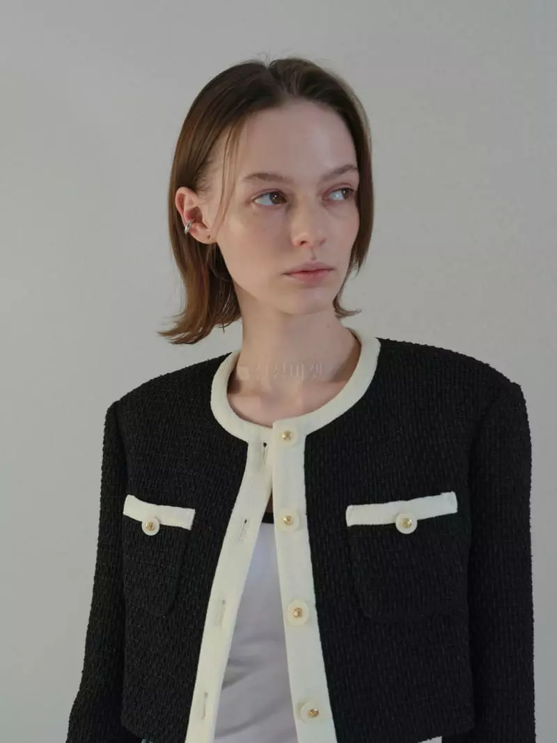 Libre-Cestlavie - Korean Women Fashion - #womensfashion - Elf Crop Jacket - 7