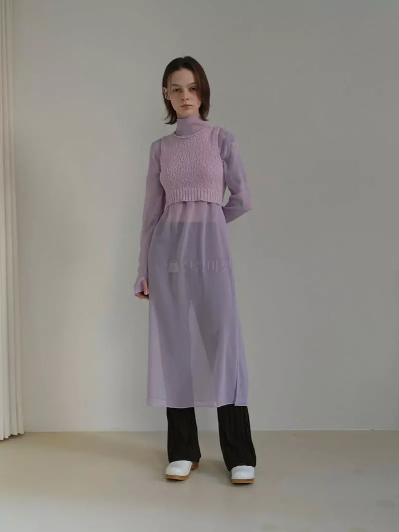 Libre-Cestlavie - Korean Women Fashion - #momslook - Bell See Through One-piece - 4