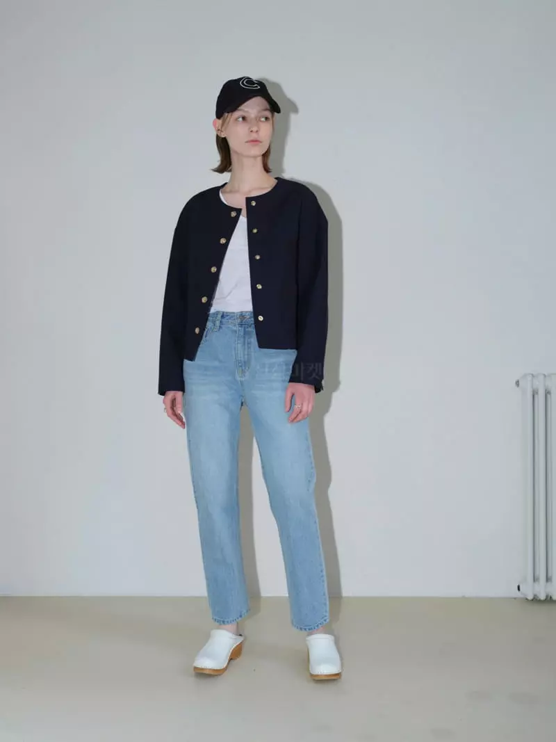 Libre-Cestlavie - Korean Women Fashion - #womensfashion - 750 AMC Crop Jeans - 8