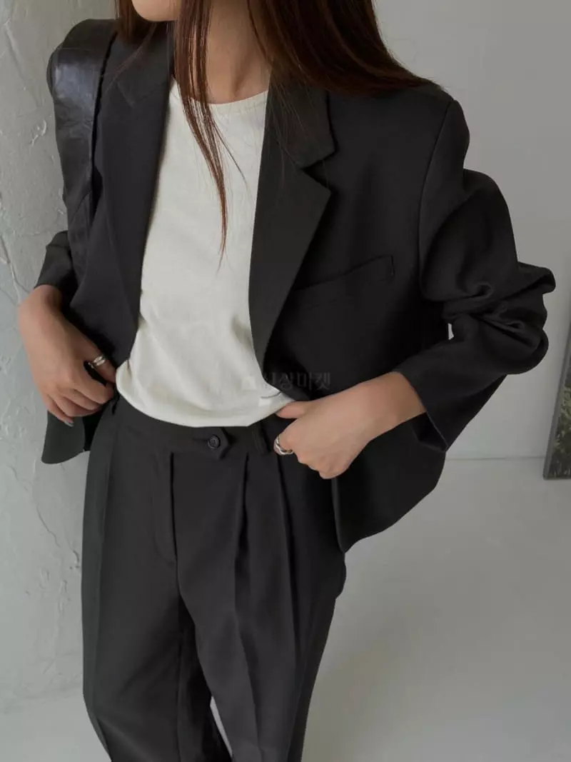 Libre - Korean Women Fashion - #pursuepretty - Crop Jacket - 7