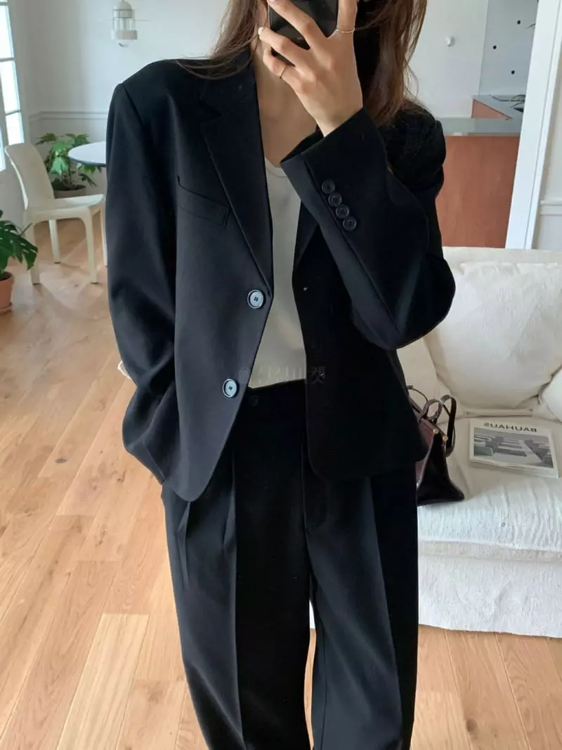 Libre - Korean Women Fashion - #shopsmall - Crop Jacket - 10