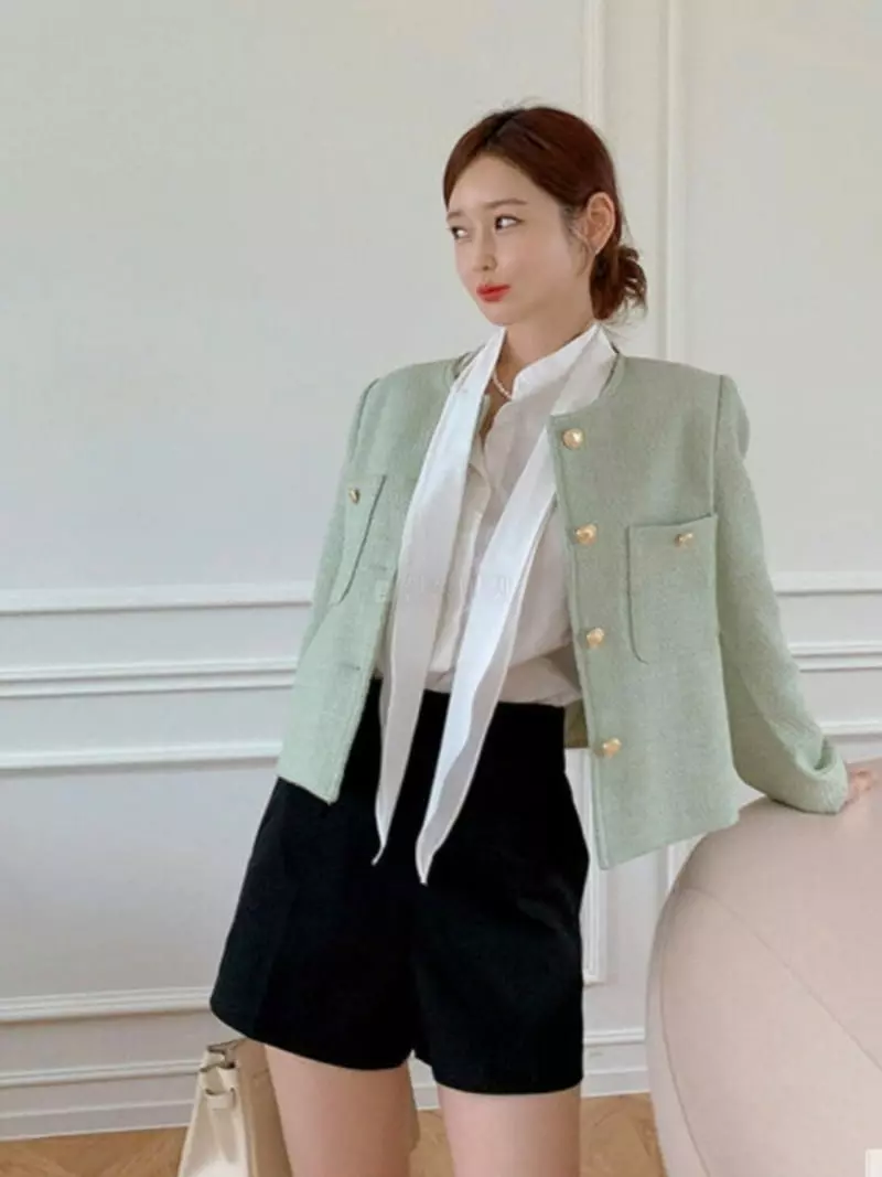 Likewater - Korean Women Fashion - #momslook - Pican Twid Jacket - 3