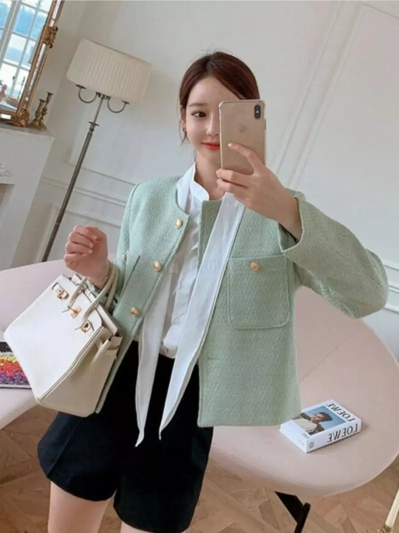 Likewater - Korean Women Fashion - #momslook - Pican Twid Jacket - 7