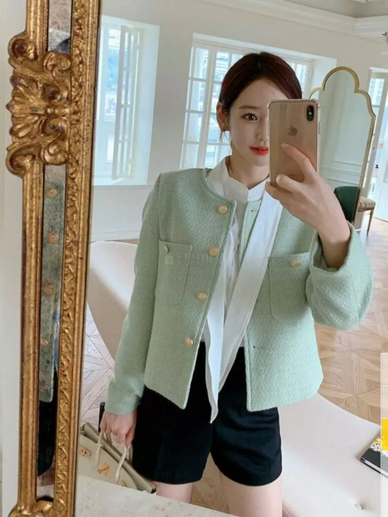 Likewater - Korean Women Fashion - #momslook - Pican Twid Jacket - 9