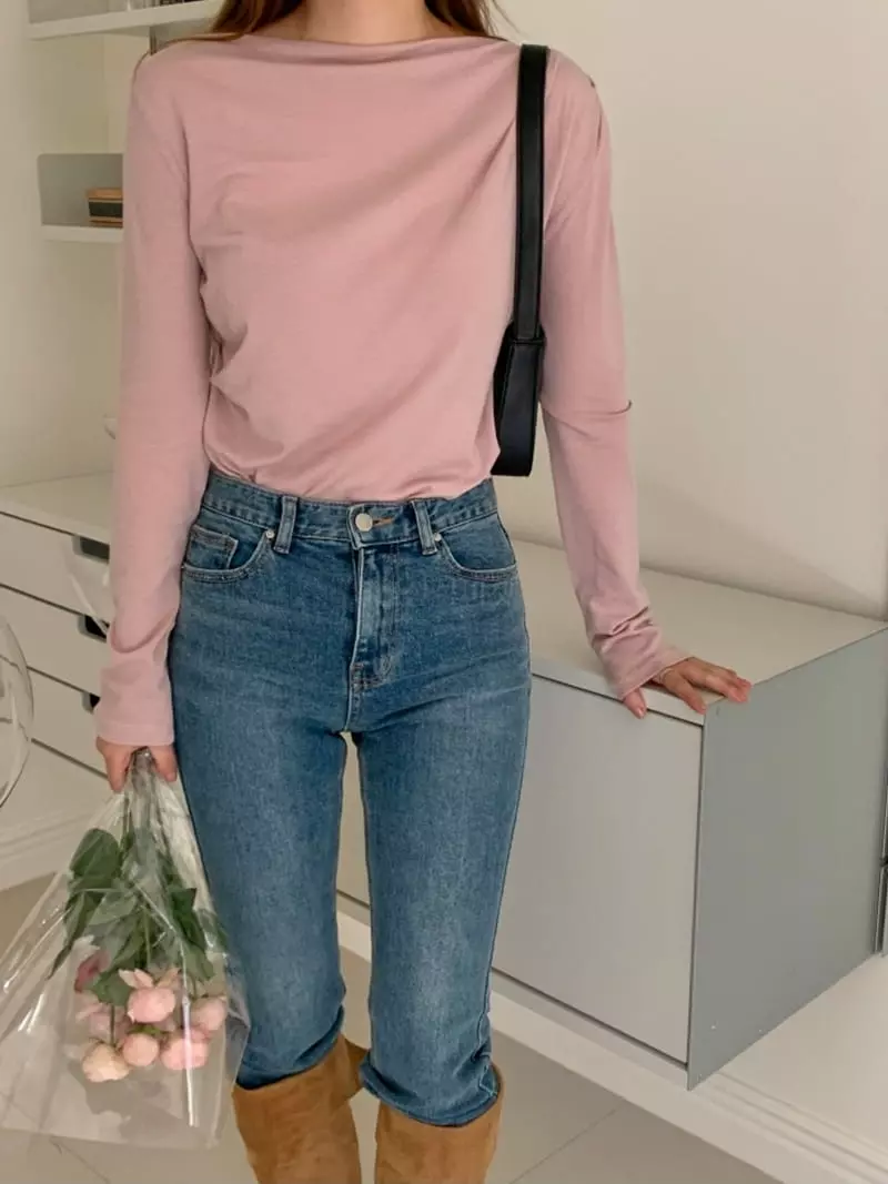 Likewater - Korean Women Fashion - #momslook - Olive Tencel Tee - 2