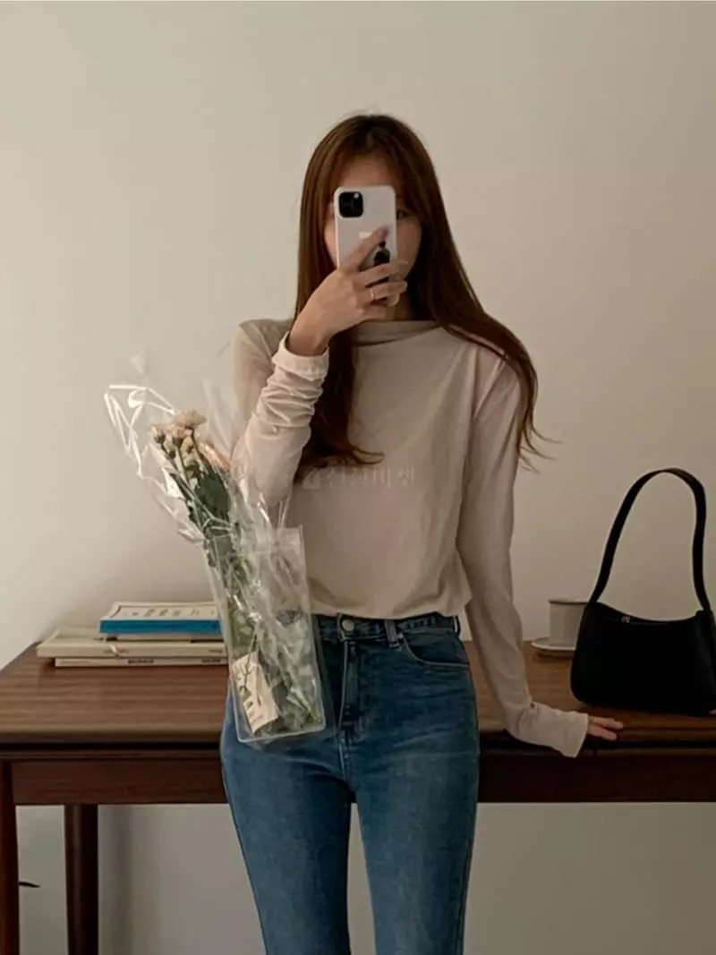 Likewater - Korean Women Fashion - #womensfashion - Olive Tencel Tee - 4