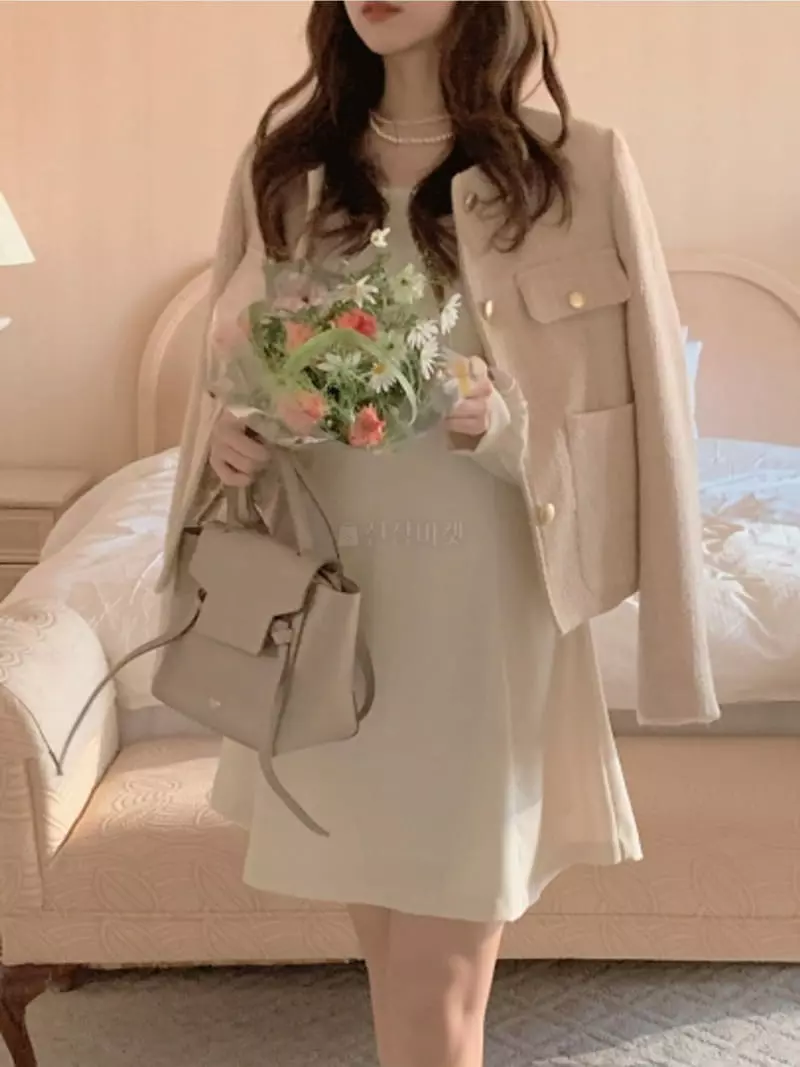 Likewater - Korean Women Fashion - #momslook - Mobit Twid Jacket - 2
