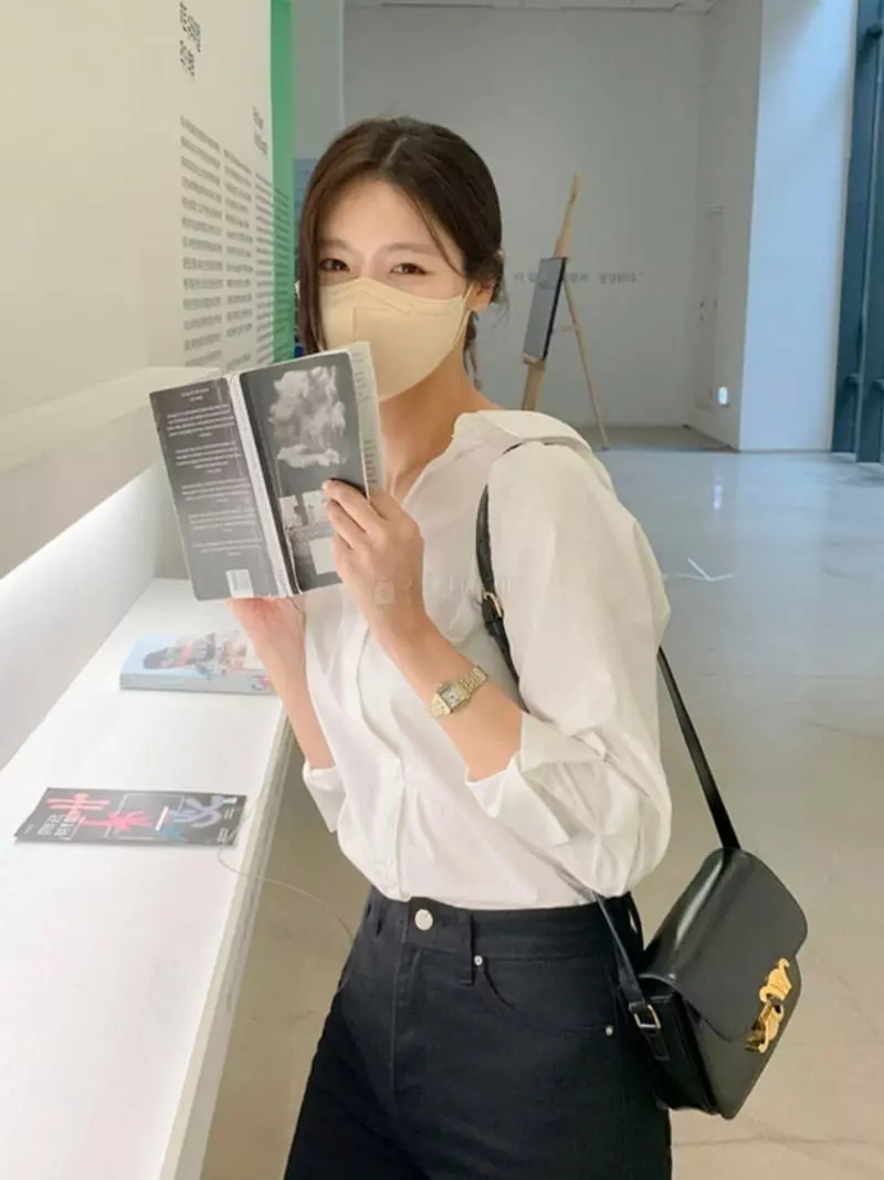 Likewater - Korean Women Fashion - #momslook - Rose Off Shirt - 2