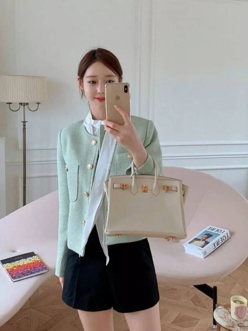 Likewater - Korean Women Fashion - #momslook - Tie Blosue - 5