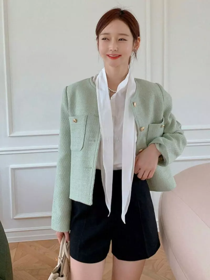 Likewater - Korean Women Fashion - #thatsdarling - Pican Twid Jacket