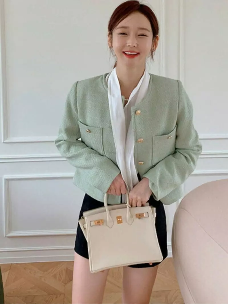 Likewater - Korean Women Fashion - #thelittlethings - Pican Twid Jacket - 2