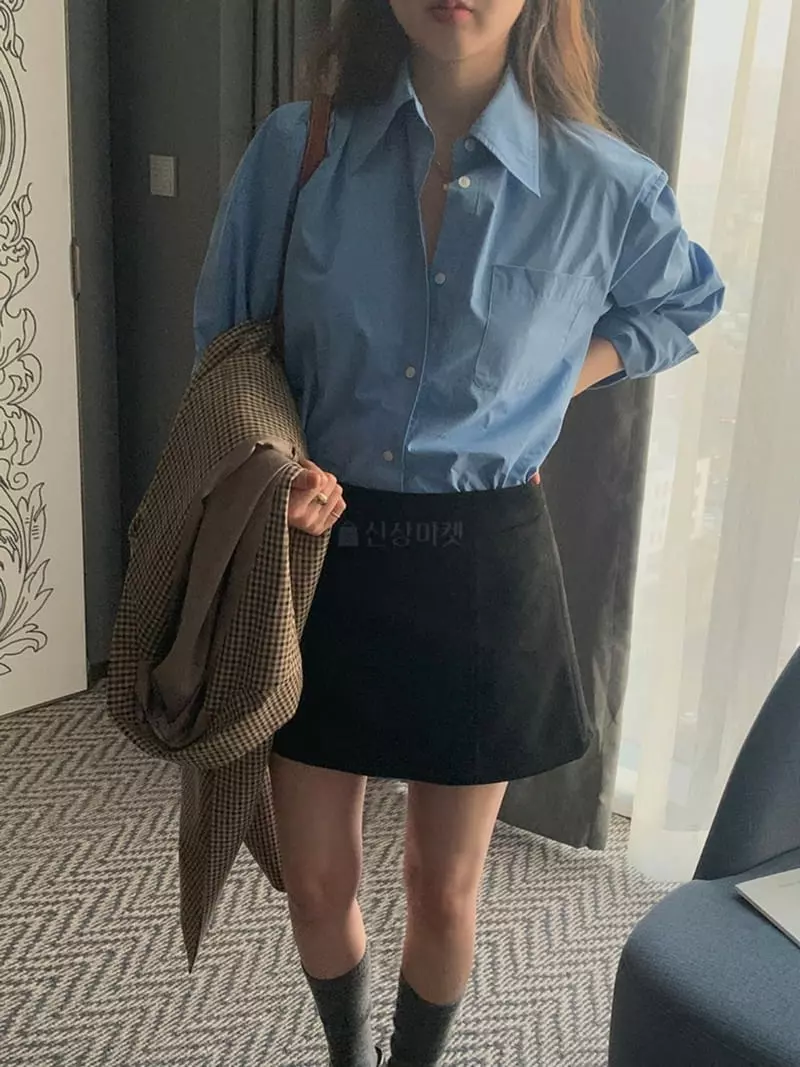 Likewater - Korean Women Fashion - #thelittlethings - Flat Overfit Shirt