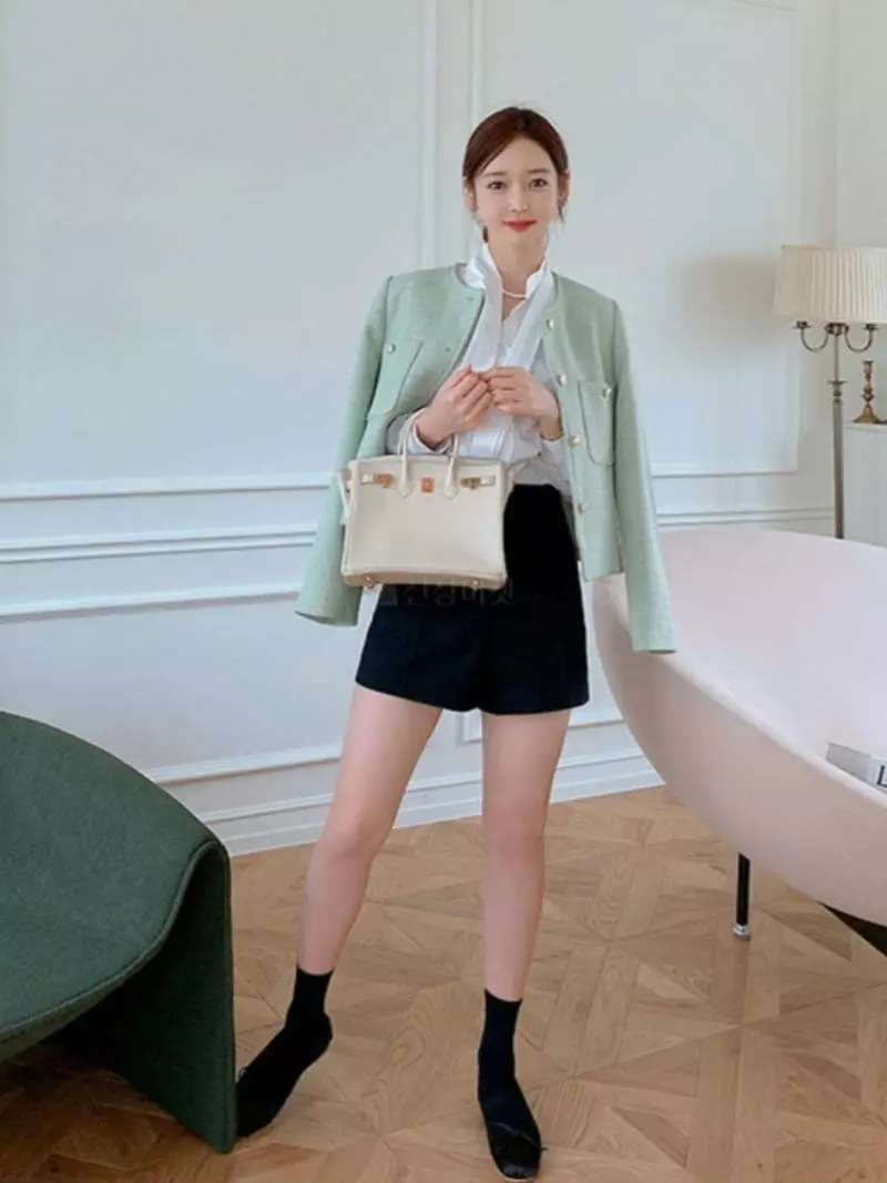 Likewater - Korean Women Fashion - #momslook - Pican Twid Jacket - 4