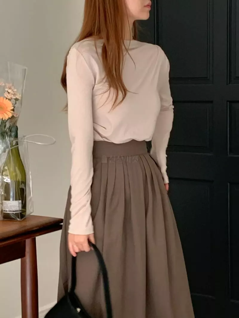 Likewater - Korean Women Fashion - #womensfashion - Olive Tencel Tee - 11