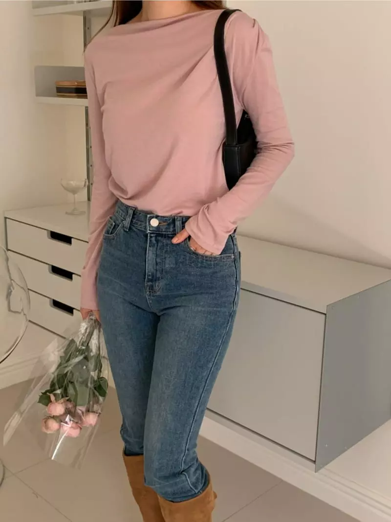 Likewater - Korean Women Fashion - #womensfashion - Olive Tencel Tee - 3