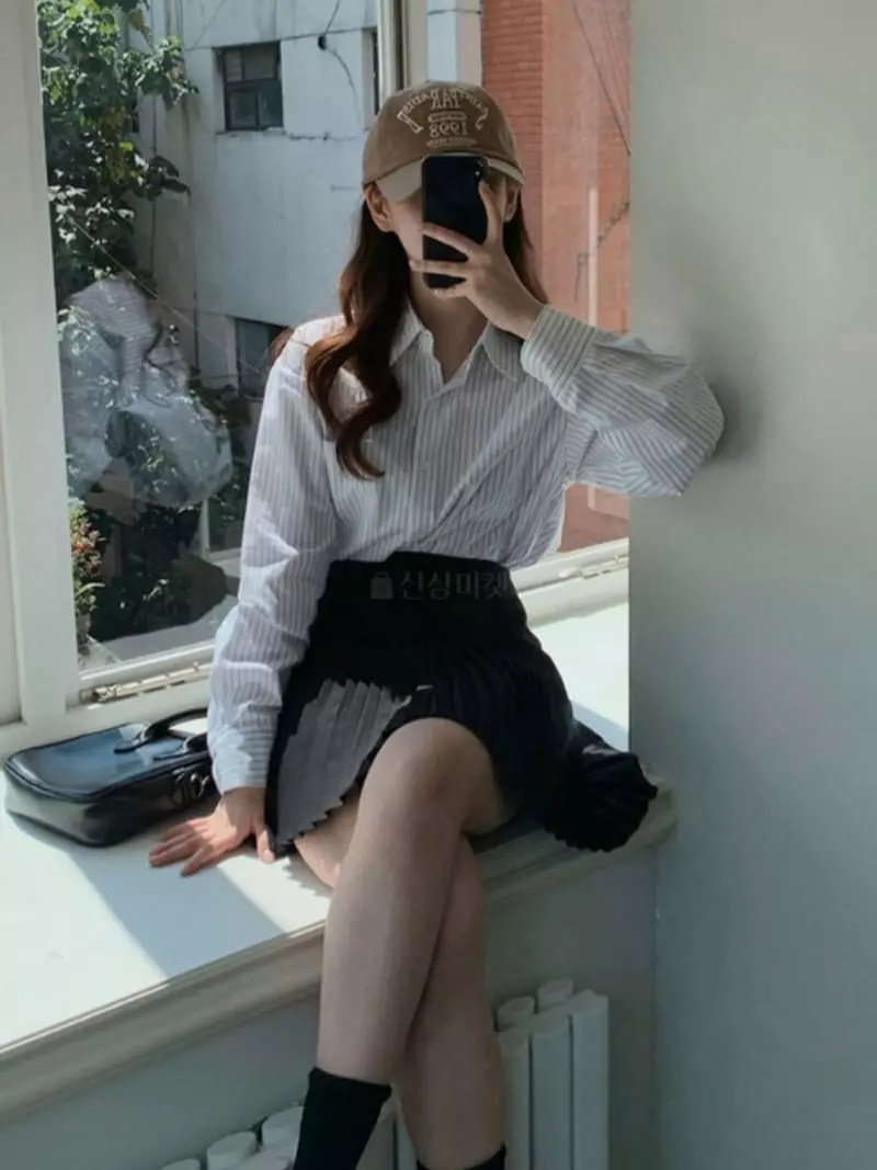 Likewater - Korean Women Fashion - #womensfashion - And U Wrinkle Skirt - 6