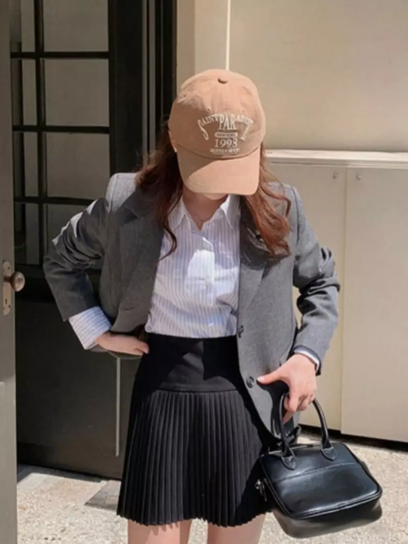 Likewater - Korean Women Fashion - #womensfashion - And U Wrinkle Skirt - 8