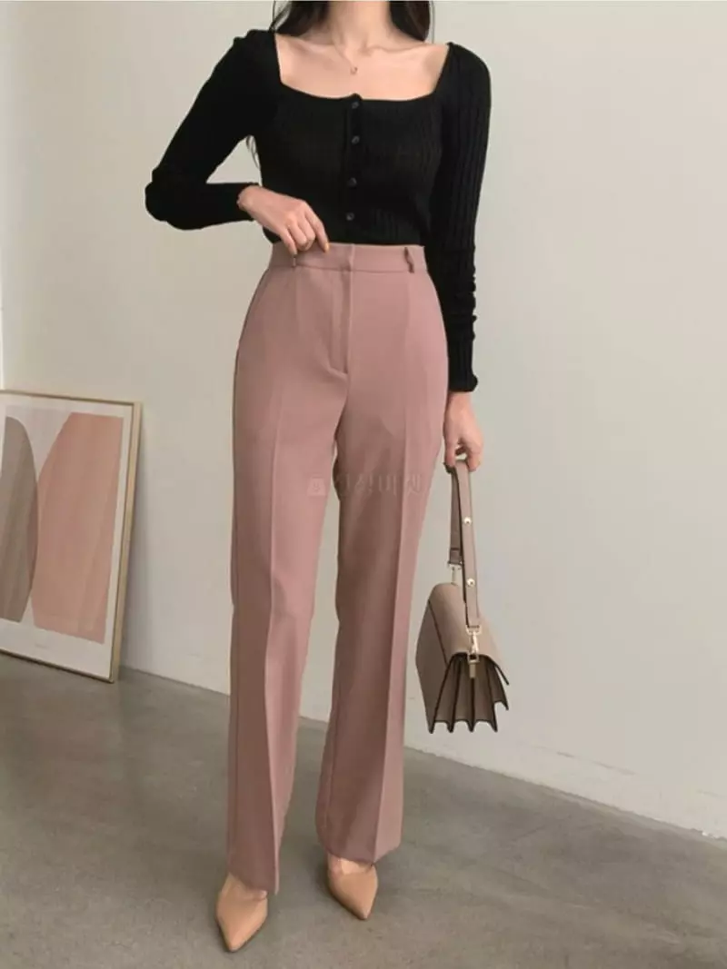 Likewater - Korean Women Fashion - #womensfashion - Madelen Square Knit Tee - 8