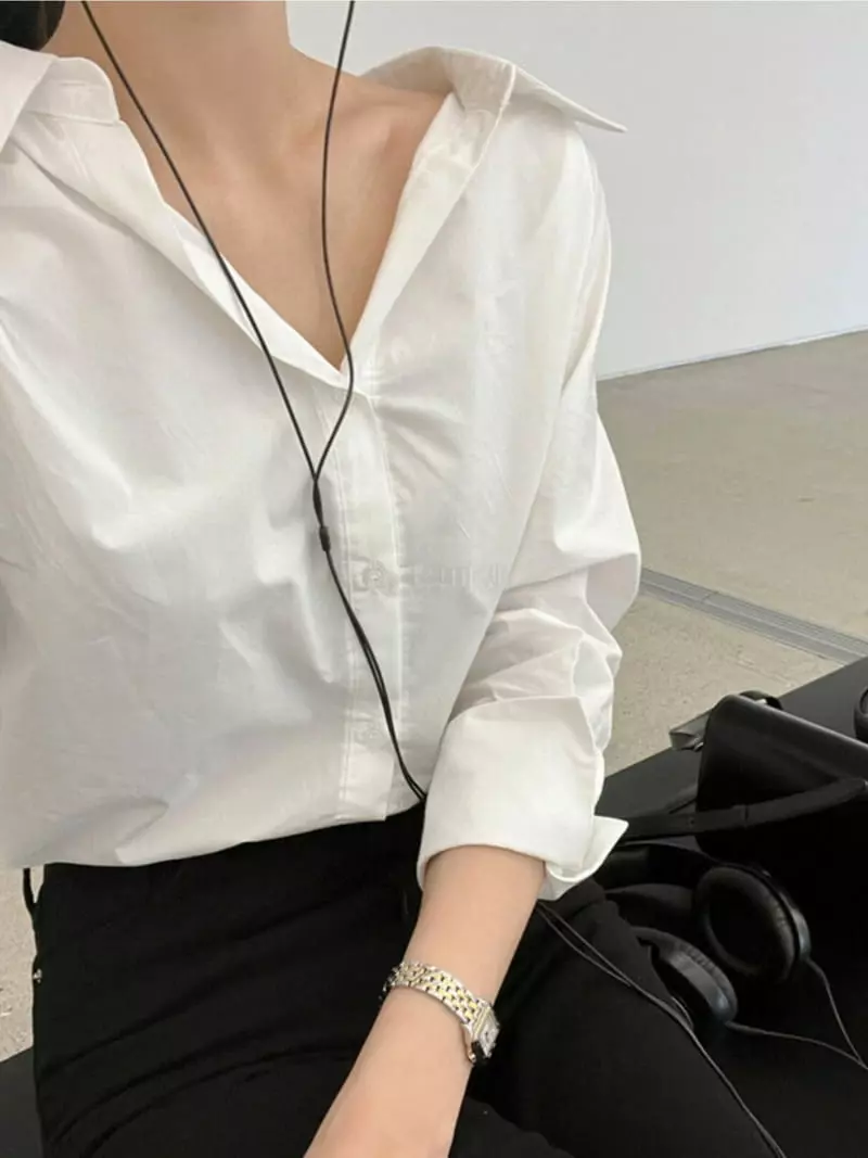 Likewater - Korean Women Fashion - #womensfashion - Rose Off Shirt - 7