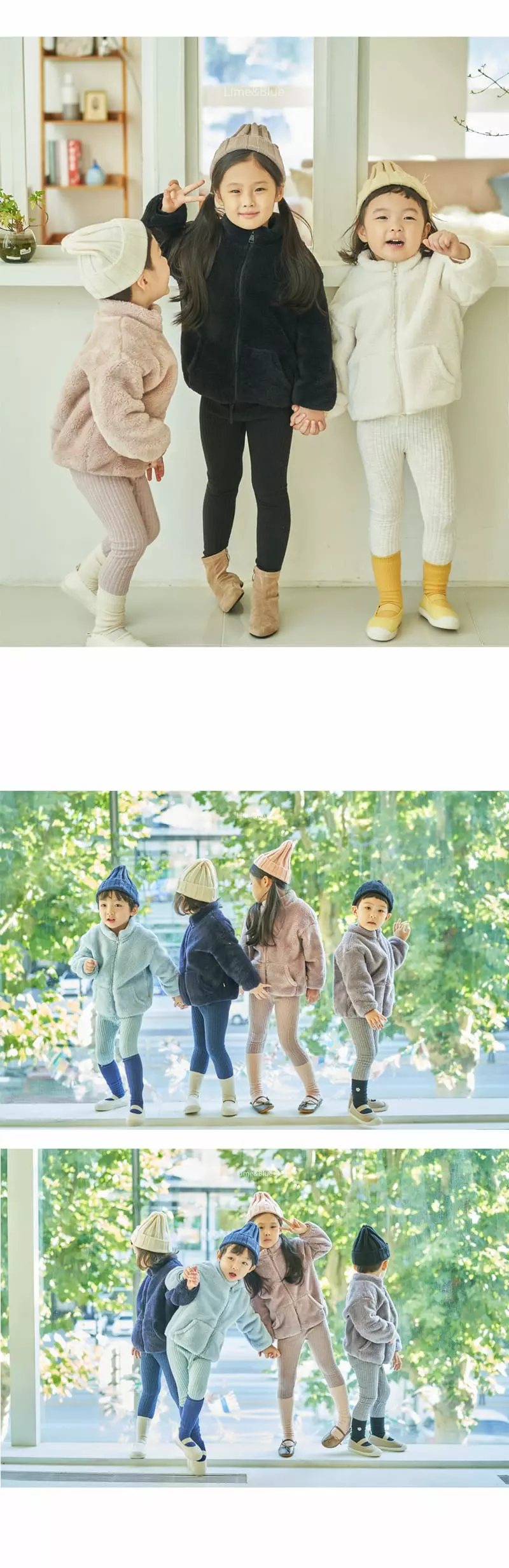 Lime & Blue - Korean Children Fashion - #Kfashion4kids - Love Me Family Fleece Jumper - 12