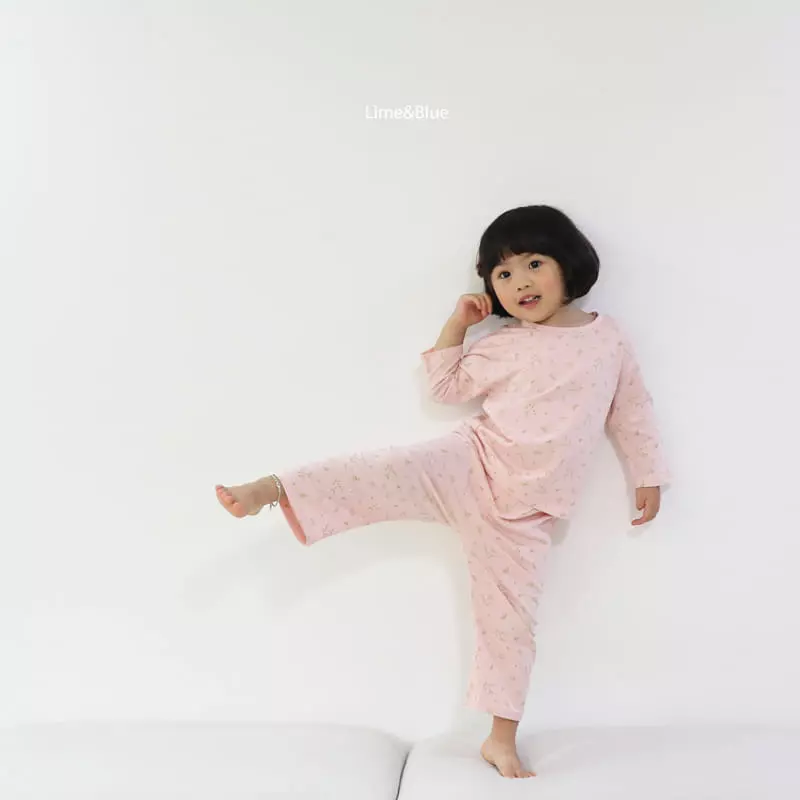 Lime & Blue - Korean Children Fashion - #childofig - Organic Autumn Floral Easywear - 9