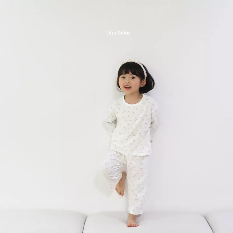 Lime & Blue - Korean Children Fashion - #childrensboutique - Organic Autumn Floral Easywear - 11