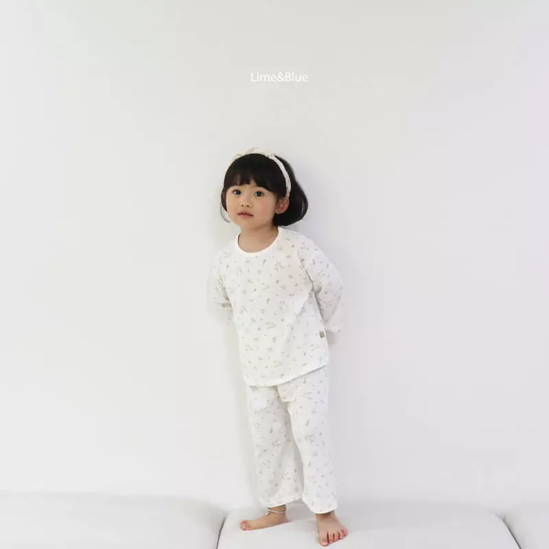 Lime & Blue - Korean Children Fashion - #designkidswear - Organic Autumn Floral Easywear - 12