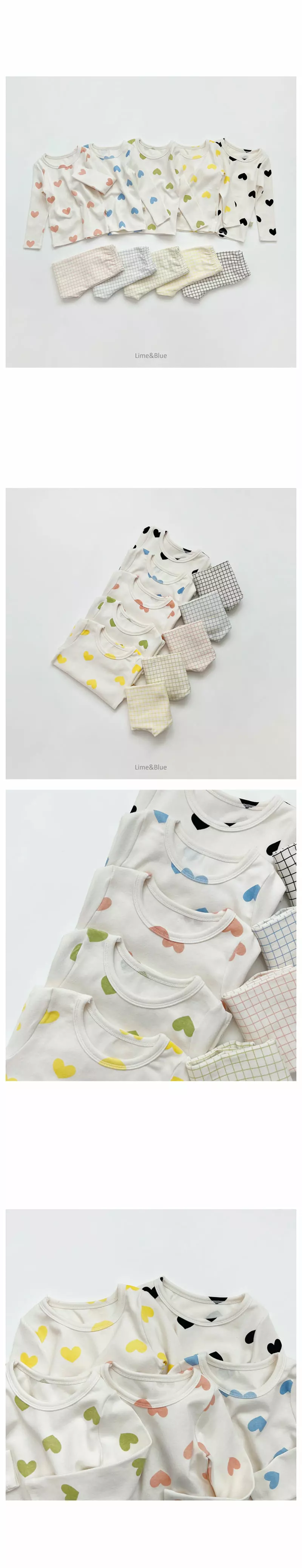 Lime & Blue - Korean Children Fashion - #kidzfashiontrend - Heart Coco Easywear - 2