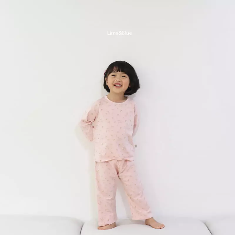 Lime & Blue - Korean Children Fashion - #magicofchildhood - Organic Autumn Floral Easywear - 6